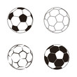 © creativeteam - Soccer ball isolated on white illustration. Soccer ball football sport equipment. Soccer leather ball. Football soccer ball isolated