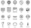 Symbols of food grade metal indicate properties and destination of a metallic utensil.