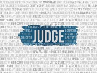 Wall Mural - judge