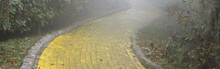Yellow Brick Road Background Banner-Proportionate To Large Mobile Banner 