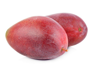 Sticker - purple mango isolated on a white background