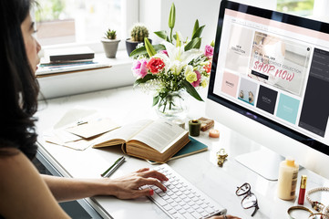 vintage lifestyle working workspace concept