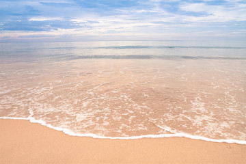 Wall Mural - beautiful beach after sunset in Thailand