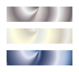 Abstract vector backgrounds. Set of banners for modern design.