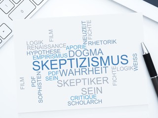 Canvas Print - Skeptizismus