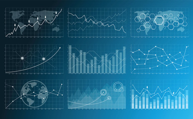 Aufkleber - Digital charts and screen interface