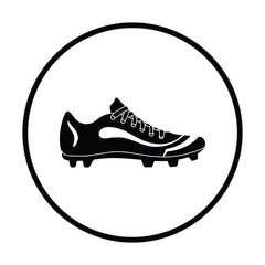 Wall Mural - American football boot icon