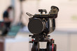 © DmyTo - Video camera on a tripod and a blurred background