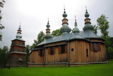 Fototapeta  - Łemkowska cerkiew w Turzańsku (Bieszczady, Polska) wpisana na listę zabytków UNESCO.