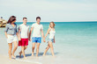 © Sergey Nivens - Company of young people on the beach