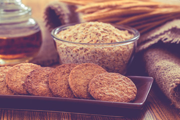 Canvas Print - Oatmeal cookie