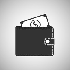 Sticker - Purse icon flat