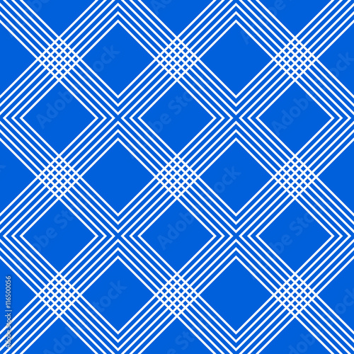 Fotografie, Obraz Minimal geometric pattern with intersecting lines forming interl