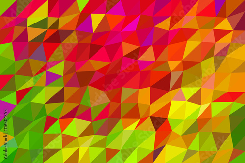 Fotoboard na płycie Low poly abstrakcyjne tło w żywych kolorach jesieni.
