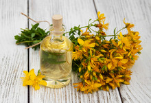 Bottle With St. John's Wort Extract