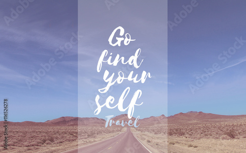 Travel Quote Canvas Print