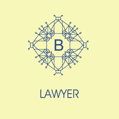 Wall Mural - set of elegant monogram design. vector illustration.