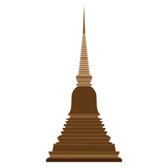 Thailand Temple pagoda vector