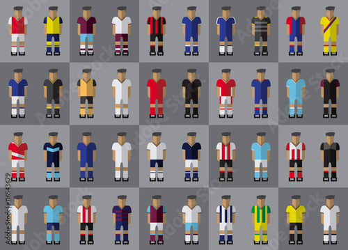 Fotografie, Obraz English football team kit season 2016/2017