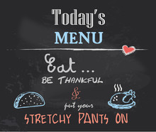 Be Thankful Vector Design / Happy Thanksgiving Day