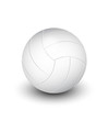 Volleyball on white background