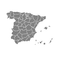 Wall Mural - Map of Spain