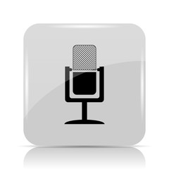 Canvas Print - Microphone icon