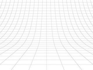 Aufkleber - Perspective grid over white background 3D rendering