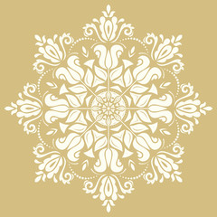 Wall Mural - oriental abstract vector pattern