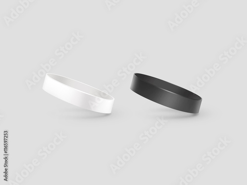 Download Blank White And Black Rubber Wristband Mockup Clipping Path 3d Illustration Clear Sweat Band Mock Up Design Sport Sweatband Template Silicone Fashion Round Social Bracelet Unity Band Stock Illustration Adobe Stock