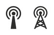 Communication tower - vector icon.
