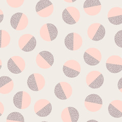 Poster - Geometric trendy 80s retro seamless pattern
