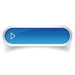 Wall Mural - blue glossy web bar button vector