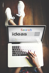 Wall Mural - ideas thinking creative mission thoughts concept