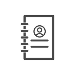 Canvas Print - Notepad Icon, notebook icon