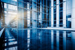 © kalafoto - modern office building,blue toned image,china.