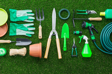 Wall Mural - Gardening tools