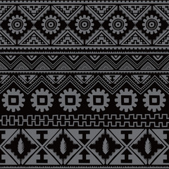 black native american ethnic pattern