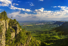 Republic Of South Africa, Mpumalanga Province. God's Window - Spectacular View Over South Africa's Lowveld