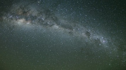 Wall Mural - Time Lapse of the stars moving across the night sky. Shot in Namibia.