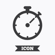 © blankstock - Timer sign icon. Stopwatch symbol.