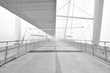 Australia Landscape : Kurilpa Bridge over Brisbane river in misty morning