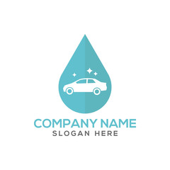 Canvas Print - Car Wash logo vector