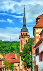 Poster - Traditional Alsatian houses in Molsheim - France