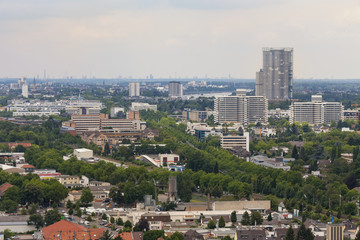 Canvas Print - bonn germany from above