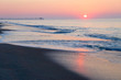 Sunrise on Emerald Isle Beach in North Carolina