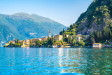 Fototapeta  - Varenna the one of town in lake como, Italy