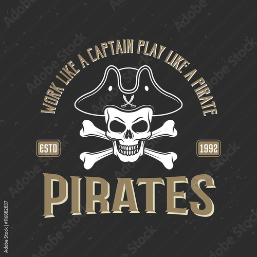 Logo Of Pirates Print