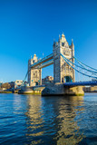 Fototapeta Londyn - Tower Bridge in London, UK