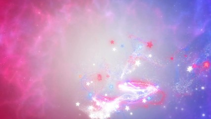 Wall Mural - 4th of july animated background.